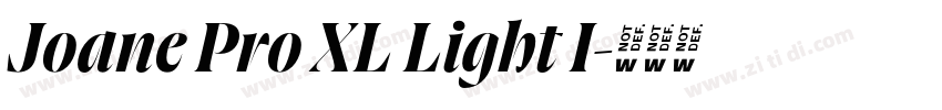 Joane Pro XL Light I字体转换 Joane Pro XL Light I字体转换